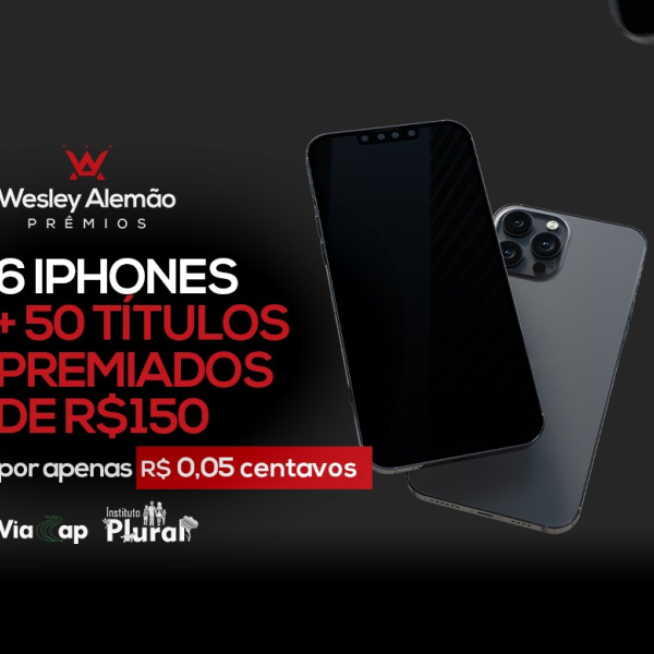  EDIÇÃO 29 - 6 IPHONES + 50 TÍTULOS PREMIADOS DE R$150,00